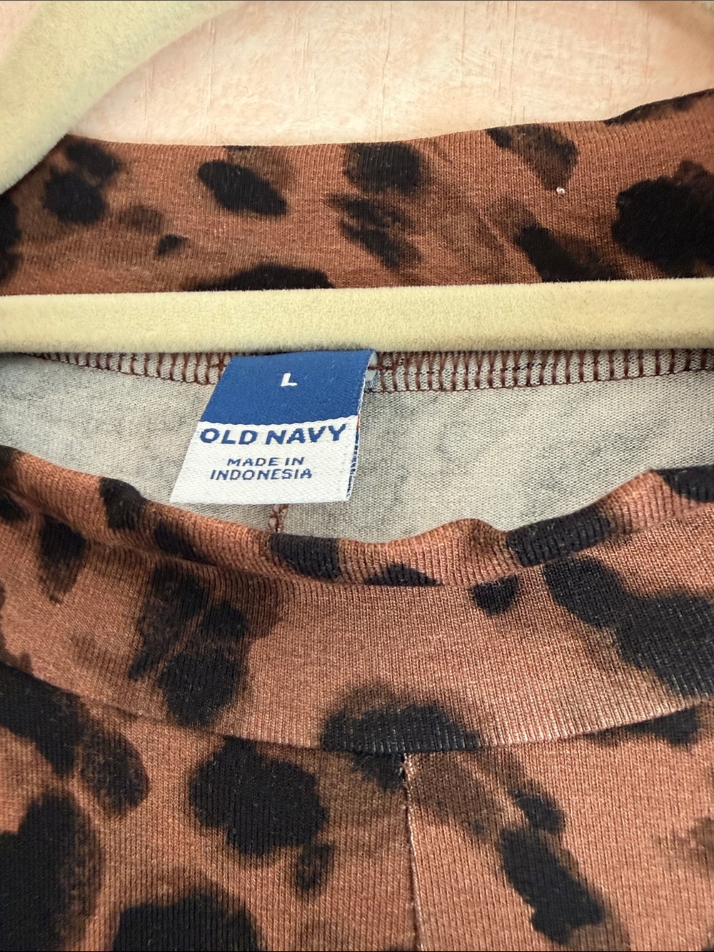Old Navy Brown and Black Leopard Print Maxi Dress - Picture 2 of 3